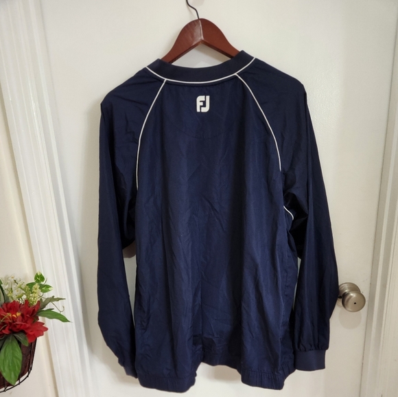 Foot joy vneck navy longsleeve wind breaker pull over - Picture 5 of 12